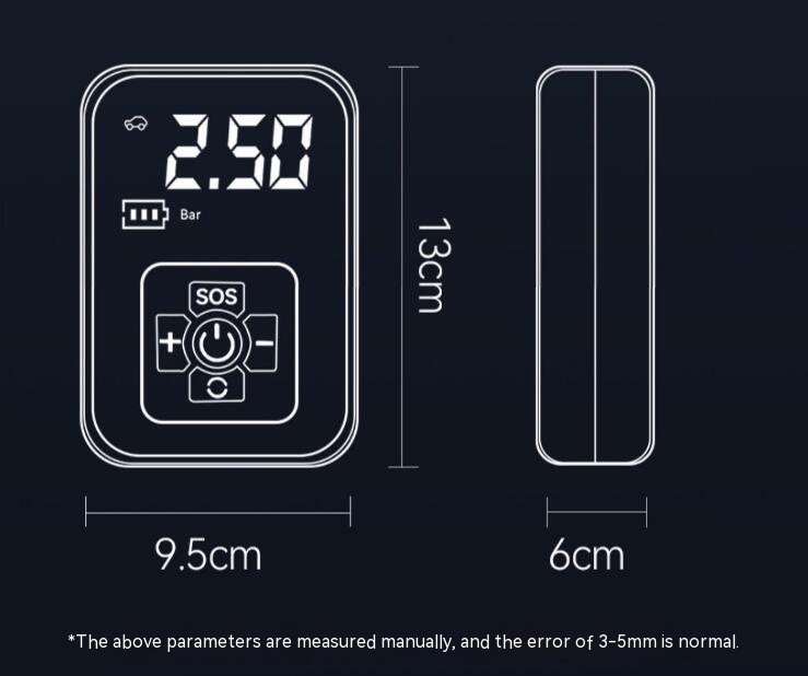 Portable Digital Tire Inflator & Air Pump
