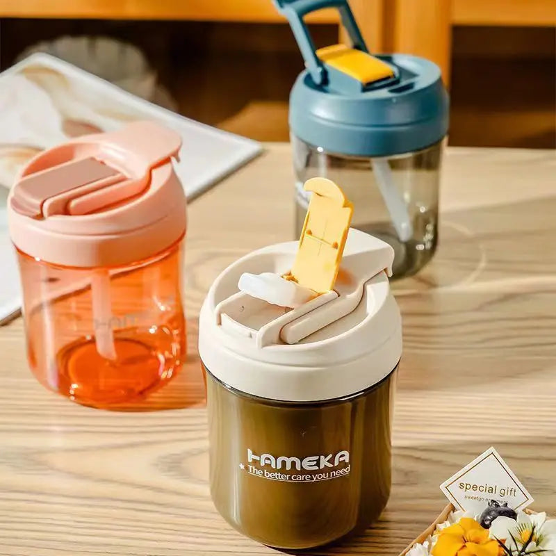 500ml Reusable Travel Cup with Straw